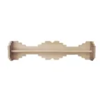 This Southwestern style towel bar is perfect for a bathroom in an Adobe or Southwestern style home plan