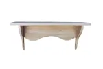The Plymouth shelf has a Colonial syle that works well with Traditional style decor