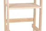 Telephone rack is great for a hallway or kitchen nook
