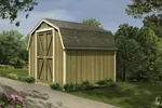 This mini barn style can be sized to fit your specific needs and offers classic country style