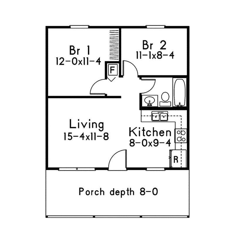 Lake Project Plan First Floor 002D-7508
