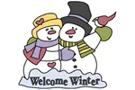 Welcome winter is a great yard art pattern that can be displayed all season long