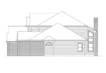 Traditional House Plan Right Elevation - Brentwood Traditional Home 003D-0004 - Search House Plans and More