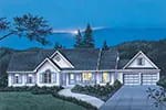 Country House Plan Front Photo 01 - Greenfield Country Ranch Home 003D-0005 - Search House Plans and More