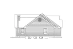 Country House Plan Left Elevation - Greenfield Country Ranch Home 003D-0005 - Search House Plans and More