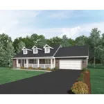 House Plan Front of Home 005D-0001