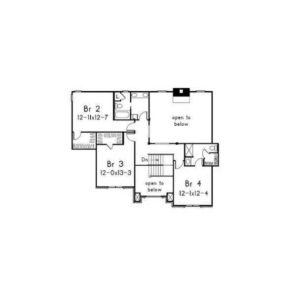 Neoclassical House Plan Second Floor - Briarcrest Luxury Two-Story Home 006D-0002 - Search House Plans and More