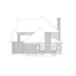 Neoclassical House Plan Right Elevation - Briarcrest Luxury Two-Story Home 006D-0002 - Search House Plans and More