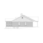 Country House Plan Left Elevation - Rockwood Country Ranch Home  006D-0003 - Shop House Plans and More