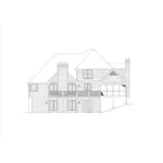 Traditional House Plan Rear Elevation - Osborne Traditional Home 007D-0001 - Shop House Plans and More