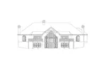 Modern House Plan Rear Elevation - Clayton Atrium Ranch Home 007D-0002 - Search House Plans and More