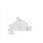 Traditional House Plan Left Elevation - Bradford Atrium Home 007D-0003 - Search House Plans and More