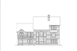 Traditional House Plan Rear Elevation - Bradford Atrium Home 007D-0003 - Search House Plans and More