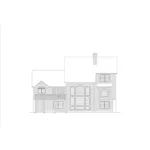 Traditional House Plan Rear Elevation - Bradford Atrium Home 007D-0003 - Search House Plans and More