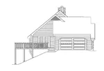 Cape Cod & New England House Plan Left Elevation - Southton Traditional Home 007D-0004 - Shop House Plans and More
