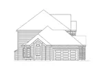 Luxury House Plan Left Elevation - Vandemark Traditional Home 007D-0006 - Shop House Plans and More