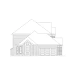 Traditional House Plan Left Elevation - Vandemark Traditional Home 007D-0006 - Shop House Plans and More