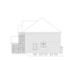 Traditional House Plan Right Elevation - Vandemark Traditional Home 007D-0006 - Shop House Plans and More