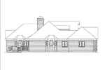 Ranch House Plan Left Elevation - Westport Cape Cod Ranch Home 007D-0008 - Shop House Plans and More