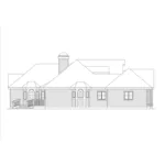 Ranch House Plan Left Elevation - Westport Cape Cod Ranch Home 007D-0008 - Shop House Plans and More