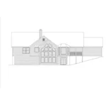 Traditional House Plan Rear Elevation - Foxbury Atrium Ranch Lovely Home 007D-0010 - Search House Plans and More