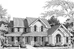 Victorian House Plan Front Image of House - Huntington Country Home 007D-0011 - Search House Plans and More