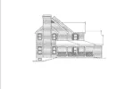 Farmhouse Plan Left Elevation - Huntington Country Home 007D-0011 - Search House Plans and More