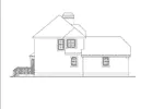 Cabin & Cottage House Plan Left Elevation - Hampton Narrow Lot Home 007D-0013 - Search House Plans and More