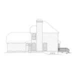 Vacation House Plan Rear Elevation - Hampton Narrow Lot Home 007D-0013 - Search House Plans and More