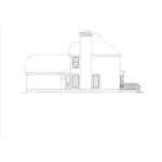 Vacation House Plan Right Elevation - Hampton Narrow Lot Home 007D-0013 - Search House Plans and More