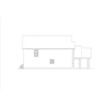 Sunbelt House Plan Left Elevation - Norwick Traditional Home 007D-0014 - Shop House Plans and More