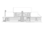Southern House Plan Rear Elevation - Countryview Plantation Home 007D-0015 - Search House Plans and More