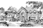 Traditional House Plan Front Image of House - Cheshire Traditional Home 007D-0016 - Search House Plans and More