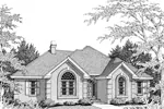 Ranch House Plan Front Image of House - Westham Traditional Ranch Home 007D-0017 - Shop House Plans and More