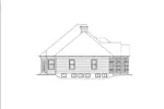 Ranch House Plan Left Elevation - Westham Traditional Ranch Home 007D-0017 - Shop House Plans and More
