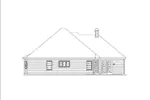 Ranch House Plan Rear Elevation - Westham Traditional Ranch Home 007D-0017 - Shop House Plans and More