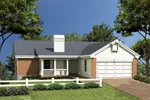 House Plan Front of Home 007D-0018