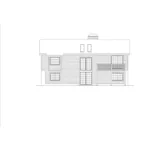 Country House Plan Rear Elevation - Lawrenceville Ranch Home 007D-0018 - Shop House Plans and More