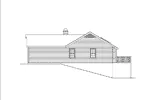 Vacation House Plan Right Elevation - Lawrenceville Ranch Home 007D-0018 - Shop House Plans and More