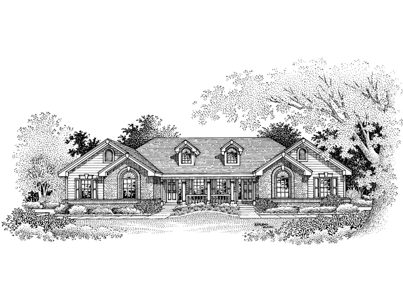 Multi-Family House Plan Front Image of House - Brooktree Duplex Home 007D-0019 - Search House Plans and More
