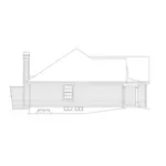 Multi-Family House Plan Left Elevation - Shadydale Multi-Family Duplex 007D-0020 - Shop House Plans and More