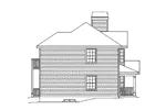 Multi-Family House Plan Left Elevation - Staunton Fourplex Multi-Family 007D-0021 - Shop House Plans and More