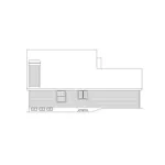 Country House Plan Left Elevation - Countryridge Farmhouse Duplex 007D-0024 - Search House Plans and More