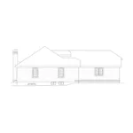 Ranch House Plan Left Elevation - Highland Multi-Family Duplex 007D-0025 - Search House Plans and More