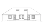 Tudor House Plan Rear Elevation - Highland Multi-Family Duplex 007D-0025 - Search House Plans and More