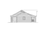 Traditional House Plan Left Elevation - Peppertree Duplex Home 007D-0026 - Shop House Plans and More