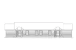 Southern House Plan Rear Elevation - Peppertree Duplex Home 007D-0026 - Shop House Plans and More