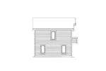 Building Plans Left Elevation - Alpine Apartment Garage 007D-0027 | House Plans and More