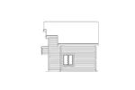 Building Plans Right Elevation - Alpine Apartment Garage 007D-0027 | House Plans and More