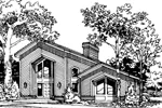 Vacation House Plan Front Image of House - Sausalito Lake Home 007D-0028 - Shop House Plans and More
